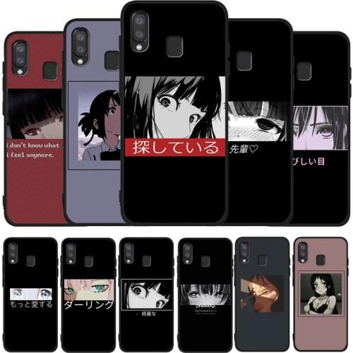 Anime Tumblr Black Phone Case For Samsung Galaxy A71 A51 A41 A31 A20E A10 A20 A40 A50 A70 M30S M20 A7 A8 A9 2018