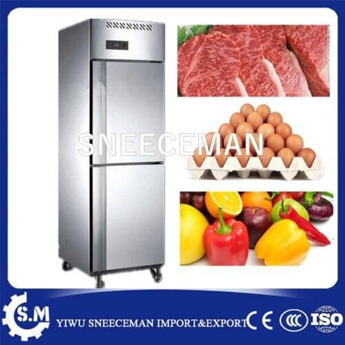 2 door upright freezer Refrigerator for commercial use