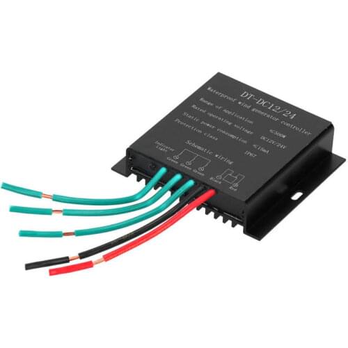 FO5-12/24V 500W Wind Turbine Generator Controller Waterproof Battery Charging Regulator Wind Charge Regulator