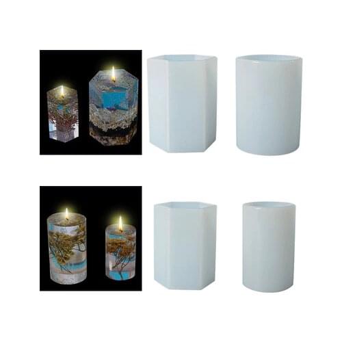 Handmade Silicone Mold for Candle Wax Mold Succulents Small Craft Flower Planter Concrete Cement Clay Pot Mold