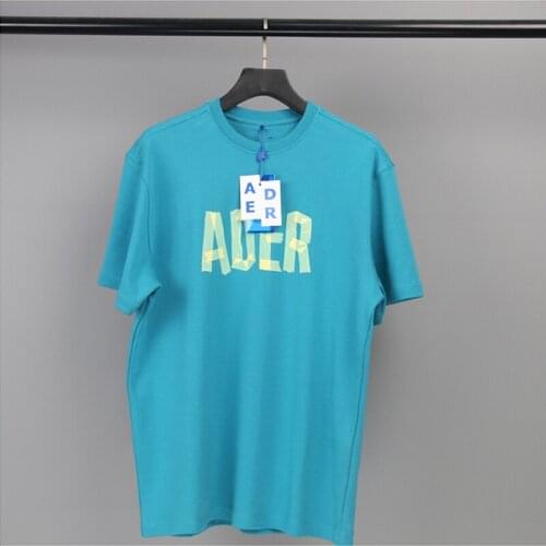 Color Embroidery Ader Error T-shirt Men Women 1:1 Best Quality Fashion Casual Adererror T shirts Z-stitch Tee Tops