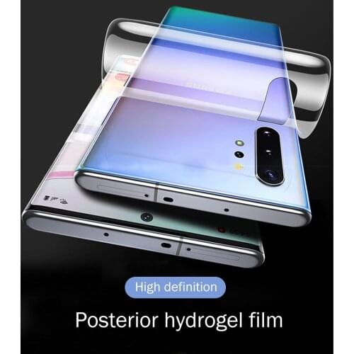 2PCS Hydrogel Back Film For Samsung Galaxy A10 A20 A30 A40 A50 A70 Screen Protector For Note 8 9 10 Plus A80 A20E A60