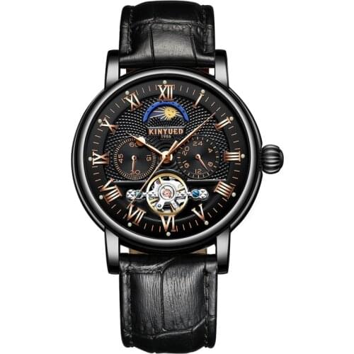 KINYUED brand new watch Swiss Tourbillon man automatic Star Machinery Watch