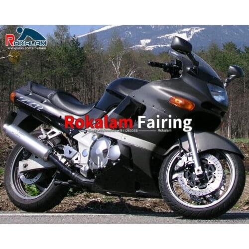 Motorcycle Fairing For Kawasaki Ninja ZZR400 1993 2003 ZZR 400 93 03 Black Motorbike Cowlings (Injection Molding)