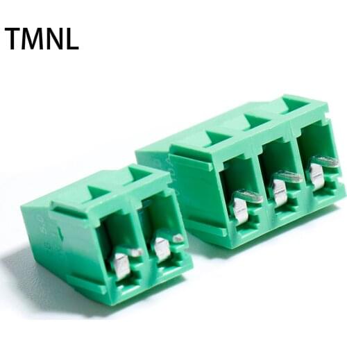 Right Angle Screw type PCB terminal plug type block spacing Circuit board Stitchable Pitch Blocks Connector Cable Electrical