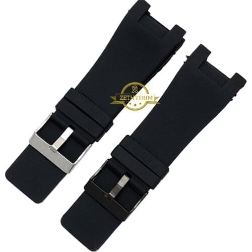 Silicone rubber bracelet 32mm watchband for diesel watch strap wristwatches band for DZ1216 DZ1273 DZ4246 DZ4247DZ287 watch band