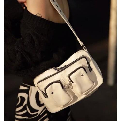 Luxury Womens Tote Bag 2020 New Quality PU Leather Shoulder Messenger Bags Retro Female Handbags And Purses Ladies White Clutch