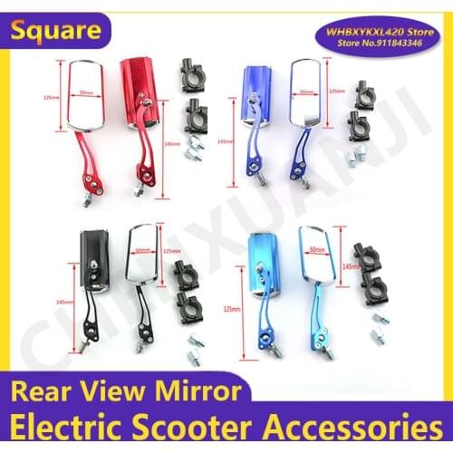 1pcs for Citycoco Modified Accessories Parts Universial Rear View Mirror with Mirror Base Reflector Hand Mirror Reverse Mirror