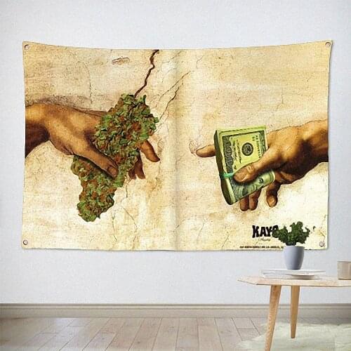 High-quality Canvas Painting Banquet Music Festival Party Decor Reggae Hip Hop Rock Music Stickers Famous Band Flag Banner D3