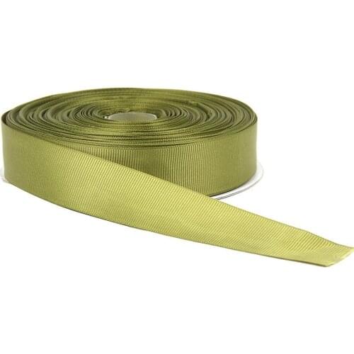 ZERZEEMOOY 100YARD/ROLLS 1/4" 3/8" 5/8" 3/4" 1" 6MM 10MM 15MM 20MM 25MM 100% POLYESTER Olive Green GROSGRAIN RIBBON LACE