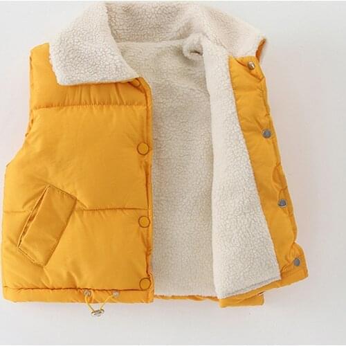 Children Warm Vest Autumn Winter Baby Girls Waistcoats Sleeveless Outerwears Vest For Boys Baby Kids Clothing BC438