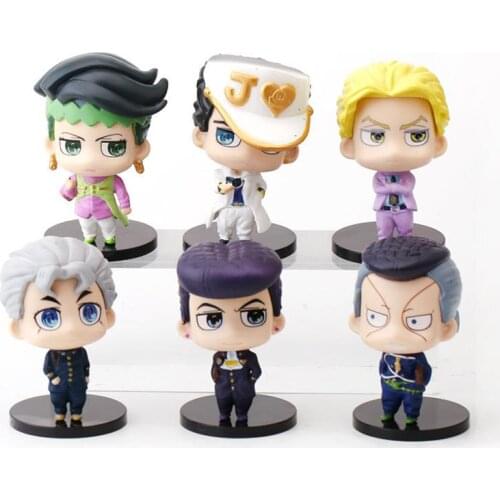 1Pc JOJOs Bizarre Adventure Anime Action Figure Toy Cartoon Giovanna Bruno Bucciarati Model Doll Toys For Kids Boys Xmas Gifts