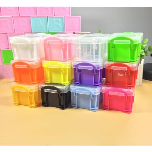 12Pieces Storage Boxes Plastic Candy Packing Box Party Supplies for Candy Chocolate Cookies Donut Kids Gift Box DIY Wedding Gift