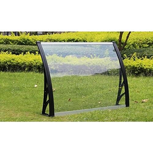30"*40" Polycarbonate PC Awning UV Protected Patio Canopy for Window & Door