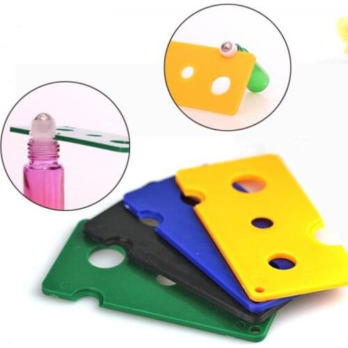 300PCS/LOT Black Essential Oil Opener Key Tool Remover For 1ml 2ml 5ml 10ml -100ml Roller Balls and Caps Bottles SN980