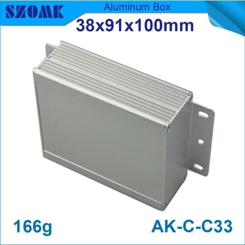 1 piece hanging up aluminum GPS tracking enclosures good quality fit pcb size 33x83 MM aluminum pcb holder for electronics case