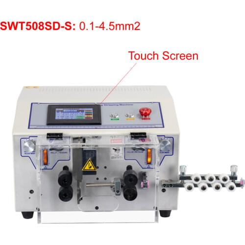 SWT508SDB Automatic Wire Stripping Peeling Cutting Machine SWT508SD 220V 110V Cable Cutter Stripper 0.1-4.5mm2