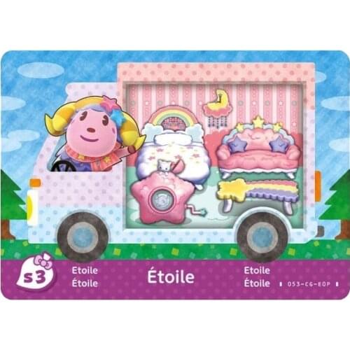 6Pcs big cards for S1~S6 Sanriio X Amibo Animal Croxxing New Data NFC Ntag215 Tag game card For NS Switch Wiiu