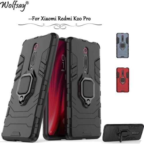 For Xiaomi Redmi K20 Pro Case Armor Metal Finger Ring Holder Phone Case For Xiaomi Redmi K20 Pro Cover For Xiaomi Redmi K20 Pro