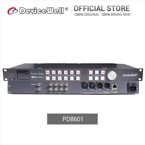 DeviceWell PD8601 8 Channel SDI Input 2 Channel SDI Output AV Audio Video Delayer
