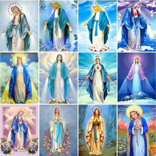 HUACAN DIY Frame Oil Painting By Numbers Jesus Acrylic On Canvas Wall Art Picture By Numbers Religion Figure For Living Room