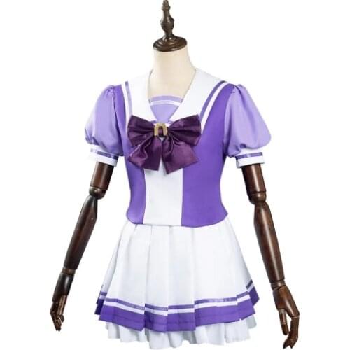 Pretty Derby Silence Suzuka Cosplay Costumes Stage Performance Women Perfect Custom for You JK Dress