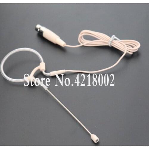 Skin Ear Hook Hanging Headset Microphone Mic for Shure ULX SLX PGX UT KCX BLX GLX Wireelss S Mic System 4 Pin XLR TA4F