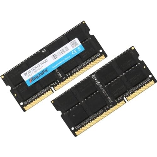 Brand KingJaPa 1.35v Laptop Memory Ram DDR3L 1333 1600 Mhz 8GB 4GB 2GB for Notebook Sodimm Memoria Compatible with DDR3 1066Mhz