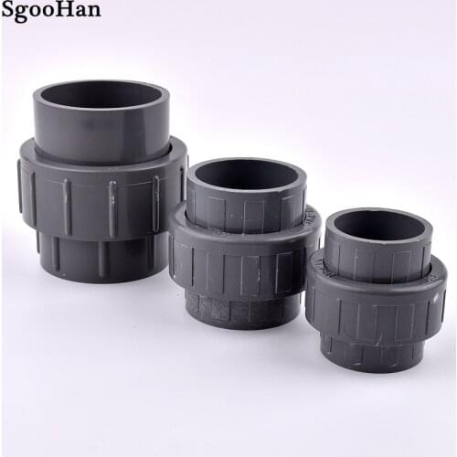 1~20pcs 20~110mm PVC Pipe Union Connector Garden Irrigation Aquarium Fish Tank Tube Watering Adapter Fittings Joints
