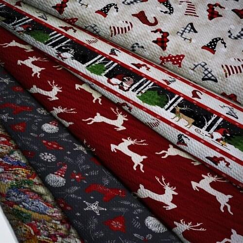 Bullet Texture Liverpool Fabric 50cm*140cm Printed For Dress Stretch Fabric Knit Fabric For Hair Band Craft Supplies L22926