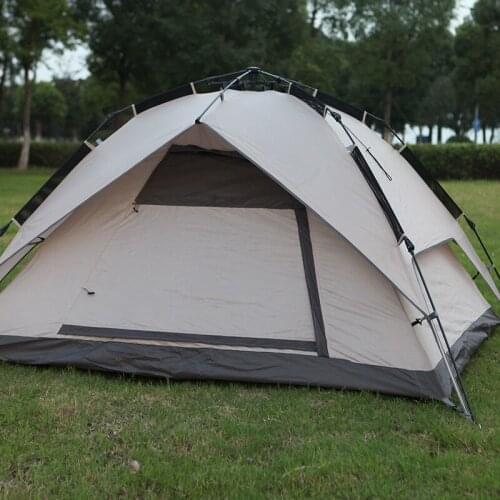 Outdoor Camping 3 People Speed Driving Family Outing Outdoor Thickened Waterproof and Mosquito-Proof Four Seasons Camping Awning