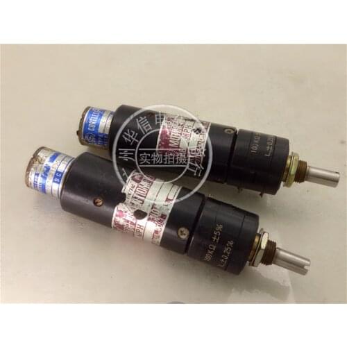 [VK] Used Sakae 22U5US22 M10N 100K 10-ring multi-turn potentiometer with 12VDC motor switch