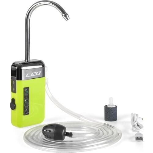 Outdoor Fishing Oxygenation Air Pump USB Intelligent Sensor Water Oxygen Pump Portable Smart Induction LED Light