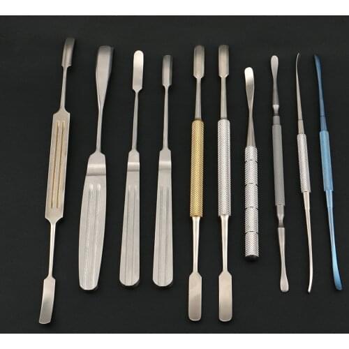 High quality stainless steel beauty equipment periosteal stripper square head round head nasal stripper