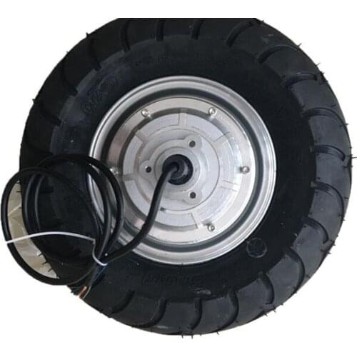 13 inch 24V-48V 250W-800W single shaft hub motor with tire