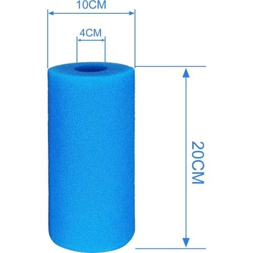 3 Pcs Filter Sponge Foam Sponge For Intex Pool Filter Replacement Reusable
