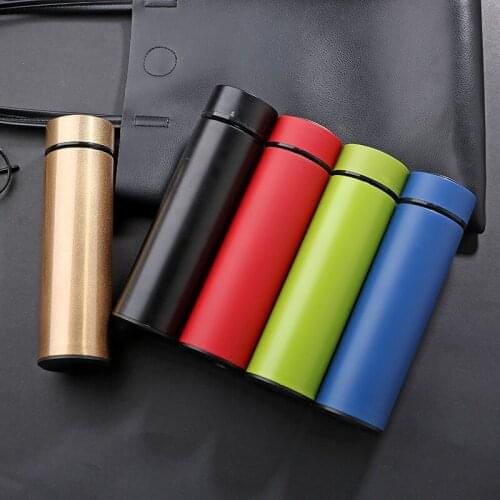304 stainless steel vacuum insulated water cup car portable men and women outdoor water cup business gift straight tube cup