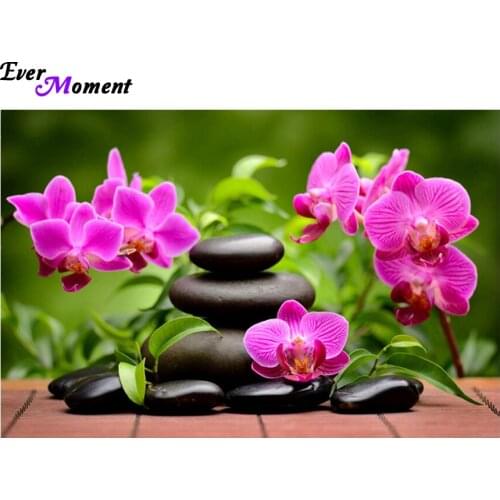 5d Diy Diamond Painting Cross Stitch Golden Lily Diamond Embroidery Flowers Crystal Diamond Mosaic Pictures Needlework ASF470