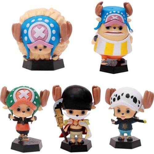 Anime One Piece Tony Tony Chopper COS Luffy Ace Robin Sabo Edward Newgate PVC Action Figure Collection Model Toys Doll Gifts