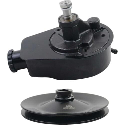 AP02 For BBC SBC Chevy Saginaw Style Power Steering Pump w/ Single Groove Pulley