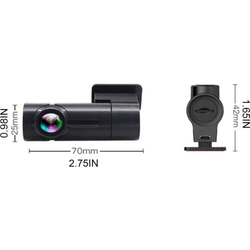 Car WiFi Hidden Driving Recorder Loop Recording Night Vision Wireless Dash Cam