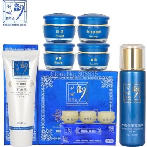 Free shipping Advanced for snap set toner whitening blemish six pieces set cosmetics