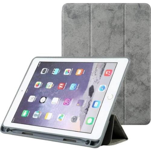 For iPad 9.7 2017 2018 Case with Pencil Holder Cover for iPad A1822 A1823 A1893 10.2 Pro 11 12.9 2020 Air 3 10.5 Air4 10.9 Case