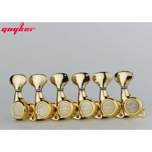 GUYKER Gold Lock String Tunerss/Upgraded version Electric Guitar Machine Heads Tuners
