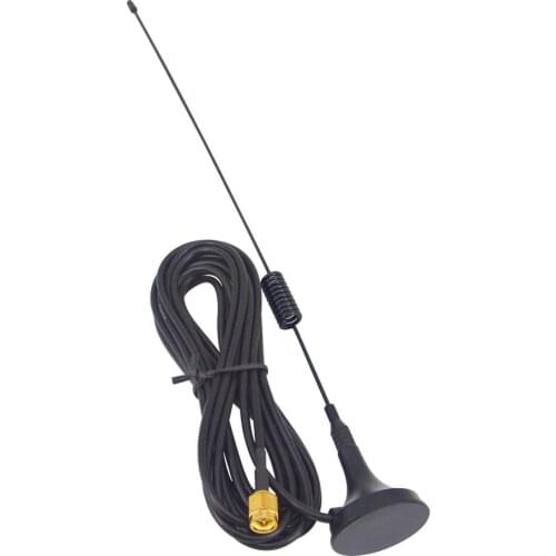 GSM Antenna 7dbi - 8dbi 900/1800MHz Magnetic base SMA Plug Crimp RG174 3M Signal Booster