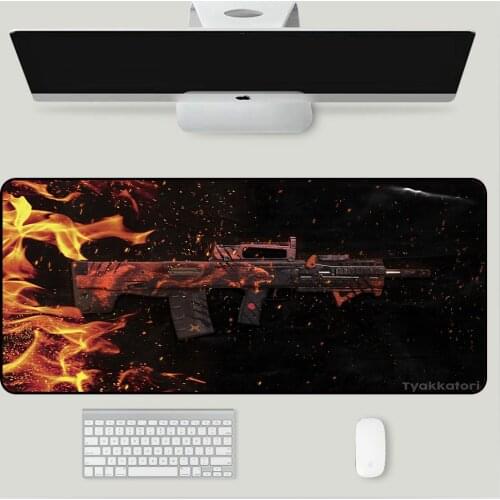Gun Gaming Mouse Pad Keyboard Carpet Mat Gamer Mouse Pad XXL Game E-sports Computer PC Gamer Desktop Gaming Accessories Desk Mat