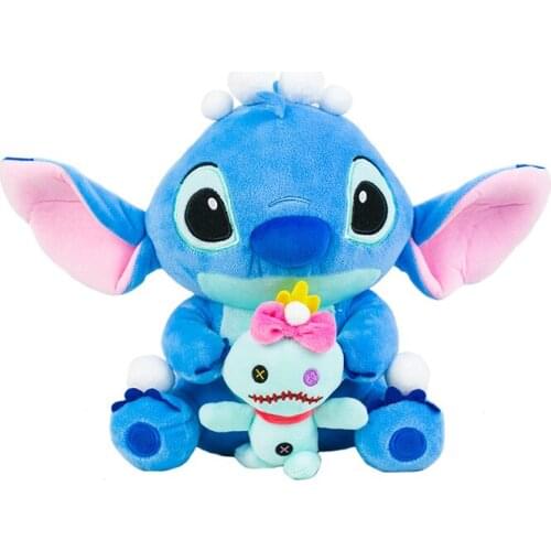 Disney Cartoons cute Lilo and Stitch plush toys Creativity Stuffed Plush Doll Toys Kids Birthday Gift