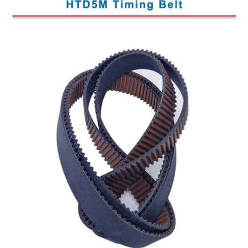 Timing belt HTD5M 2000/2050/2080/2100/2110/2160/2250 circle-arc teeth belt width 15/20/25/30 mm teeth pitch 5mm