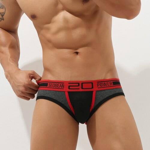 SEOBEAN New Mens sexy Underwear Mens Bikini briefs Underwear