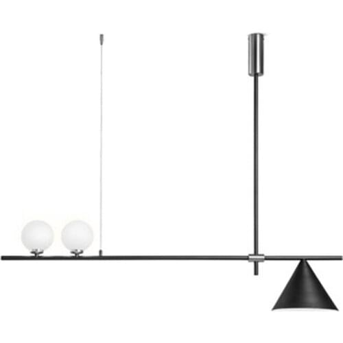 Nordic Three-Head Pendant Light Personality Living Room pendant lamp Gold Hanging lamp LED G9*1 G4*2 Glass LED light AC85-265V